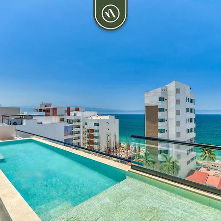 Studio With Rooftop Pool In Bucerias Apartment Exterior photo